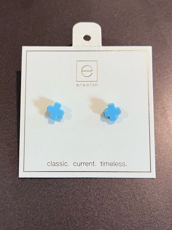 enewton Jewelry - enewton Signature Cross Stud Turquoise Earrings